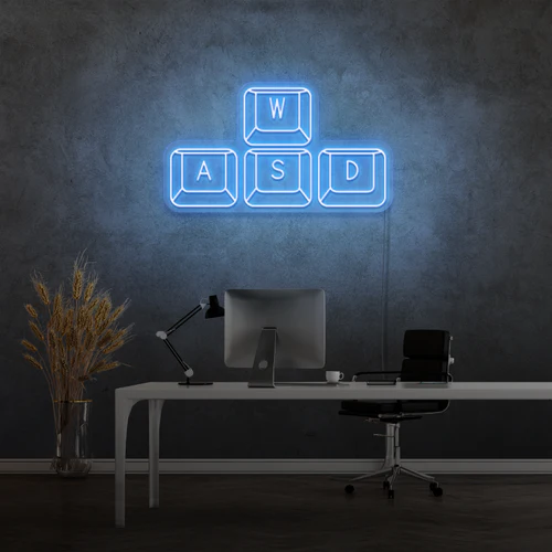 WASD - Neon led