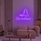 Merry christmas con albero - Neon led