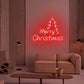 Merry christmas con albero - Neon led