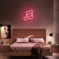 Nota musicale 2 - Neon led