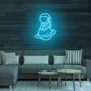 Astronauta su saturno - Neon led