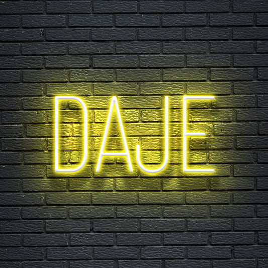 Daje - Frase romana Neon led