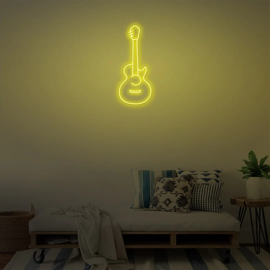 Chitarra - Insegna neon led