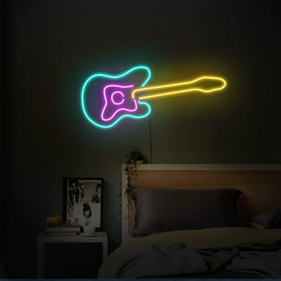 Chitarra 4 - Neon led