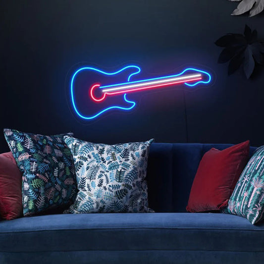 Chitarra 5 - Neon led