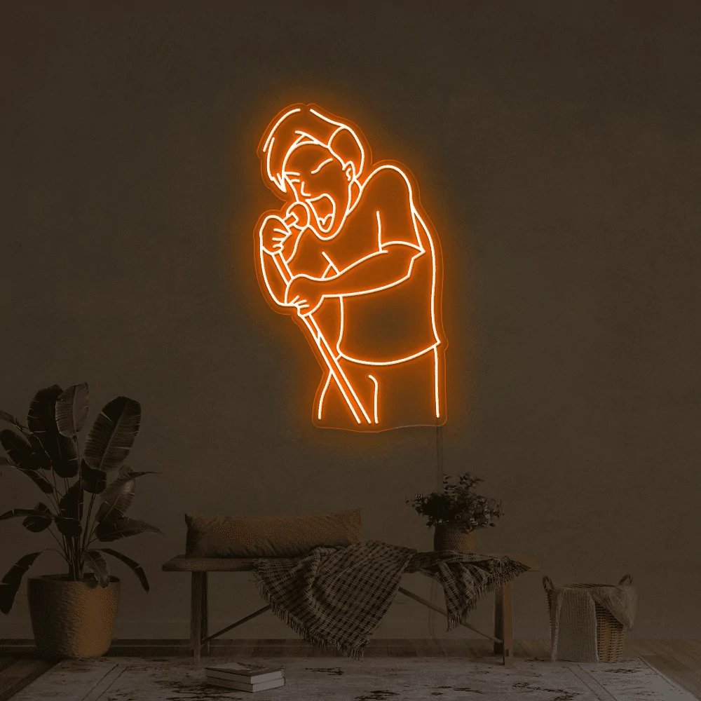 Cantante - Insegna neon led