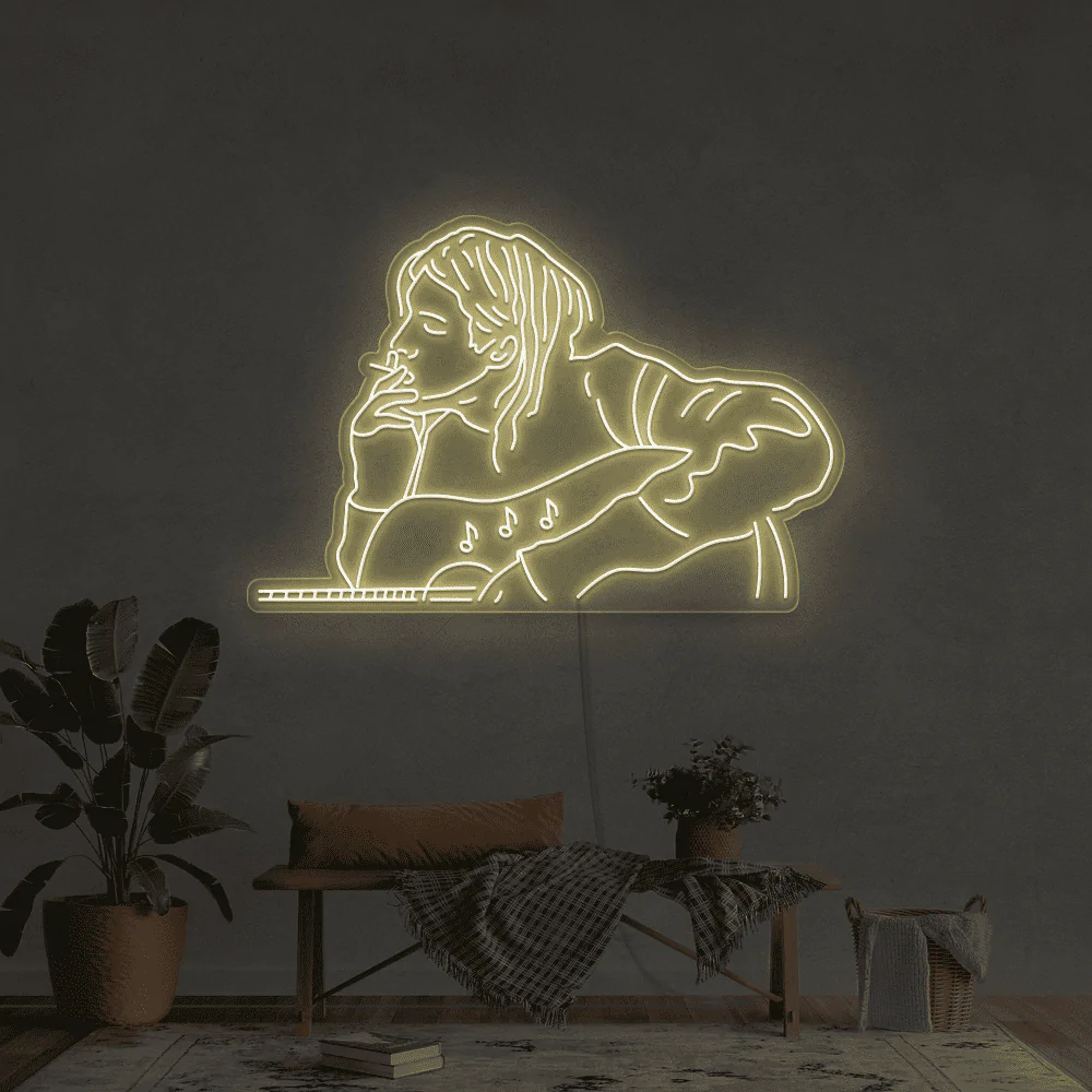 Chitarrista - Insegna neon led