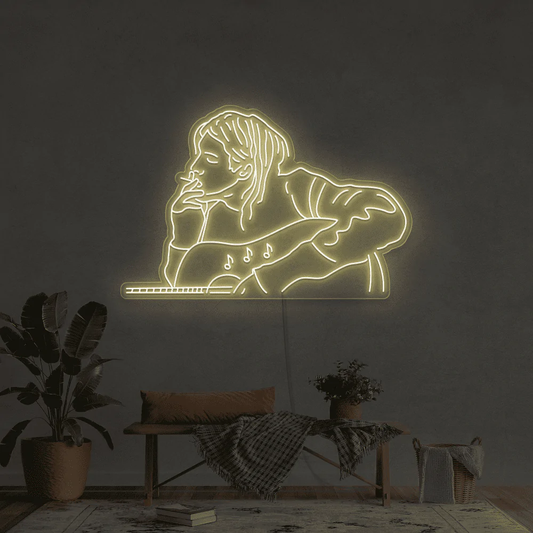 Chitarrista - Insegna neon led