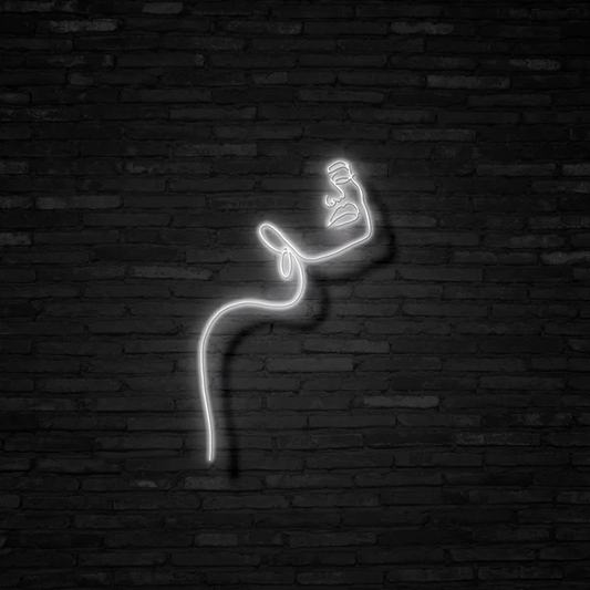Beauty silhouette - Neon led